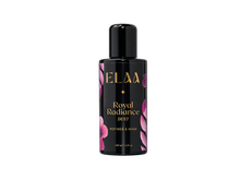 ELAA Royal Radiance Dust powder exfoliant in a black bottle.