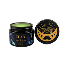 ELAA After The Rain — open jar showing the green balm