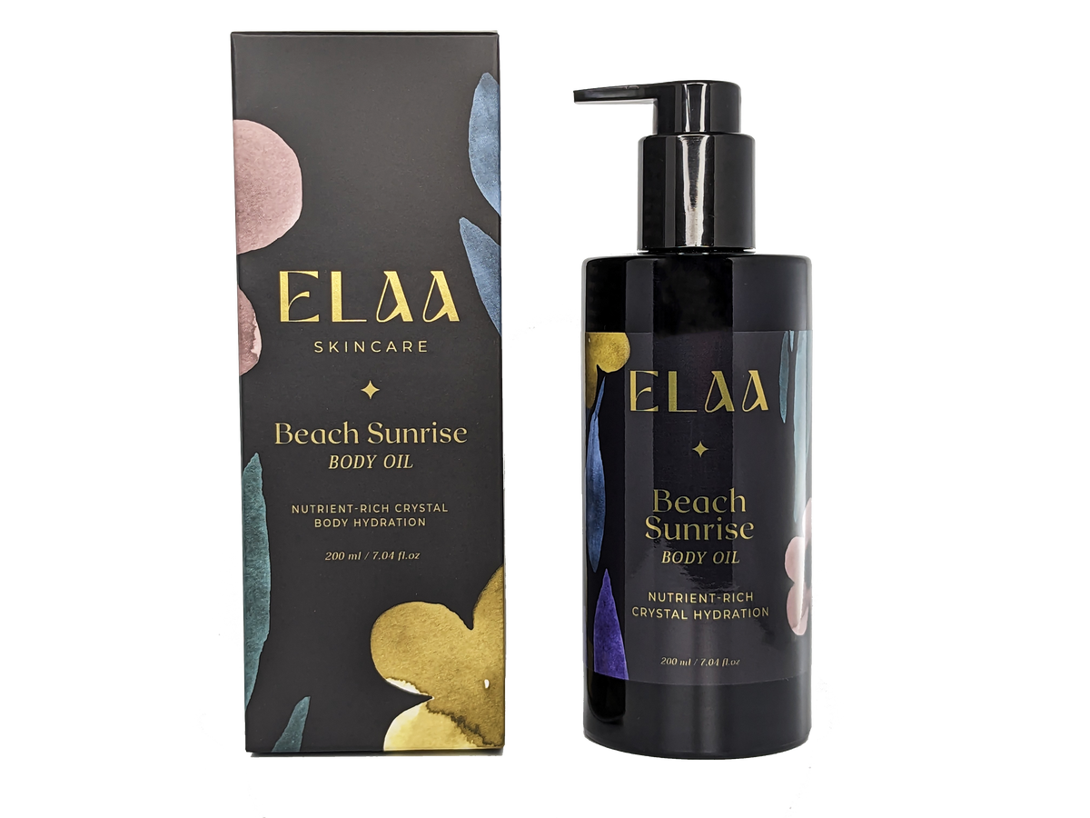 ELAA Beach Sunrise — bottle with its carton