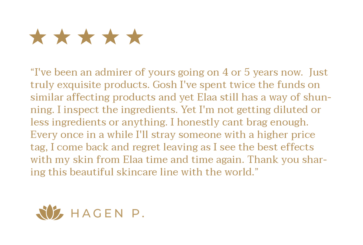 Customer review with five gold stars from Hagen P.