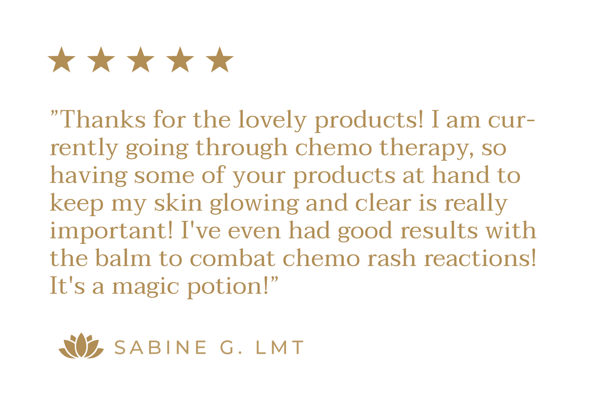Customer review from Sabine G. LMT about the products and their effectiveness