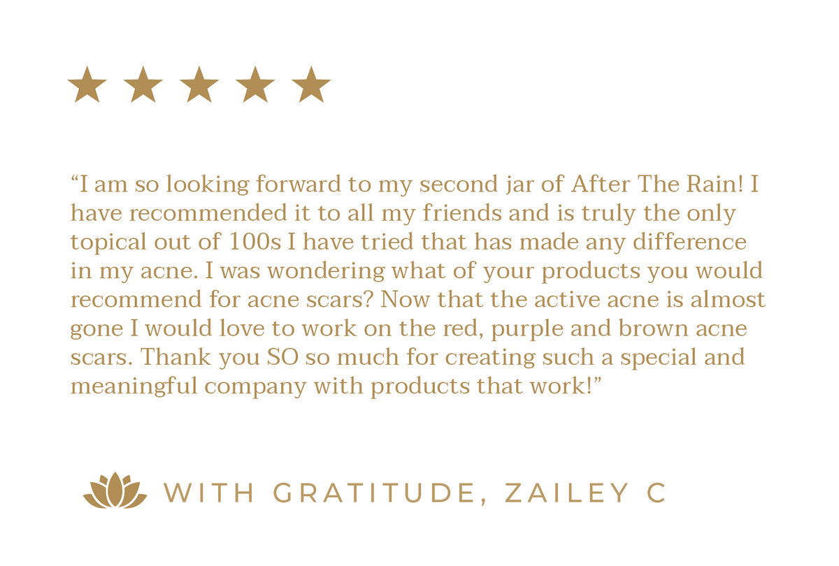 Customer review for After the Rain expressing satisfaction