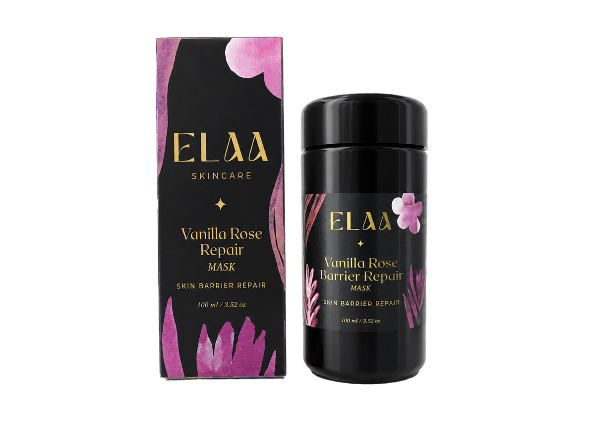 ELAA Vanilla Rose Skin Barrier Repair Mask — jar with its carton